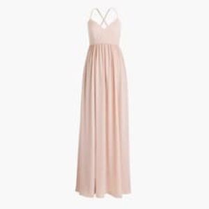 Jcrew drapey dress blush BNWT
